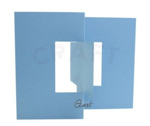 Baza kartki A6 swing niebieska ze strukturą GoatBox