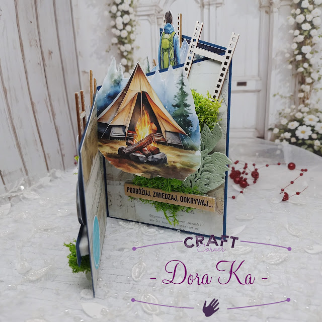 Baza kartki A6 parawan granatowa matowa GoatBox