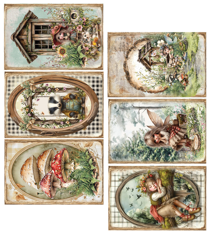 Friends of the Forest - zestaw dodatków Karty 15x30cm