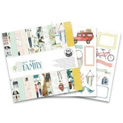 Mały Bloczek papierów We are family 15x15 P13