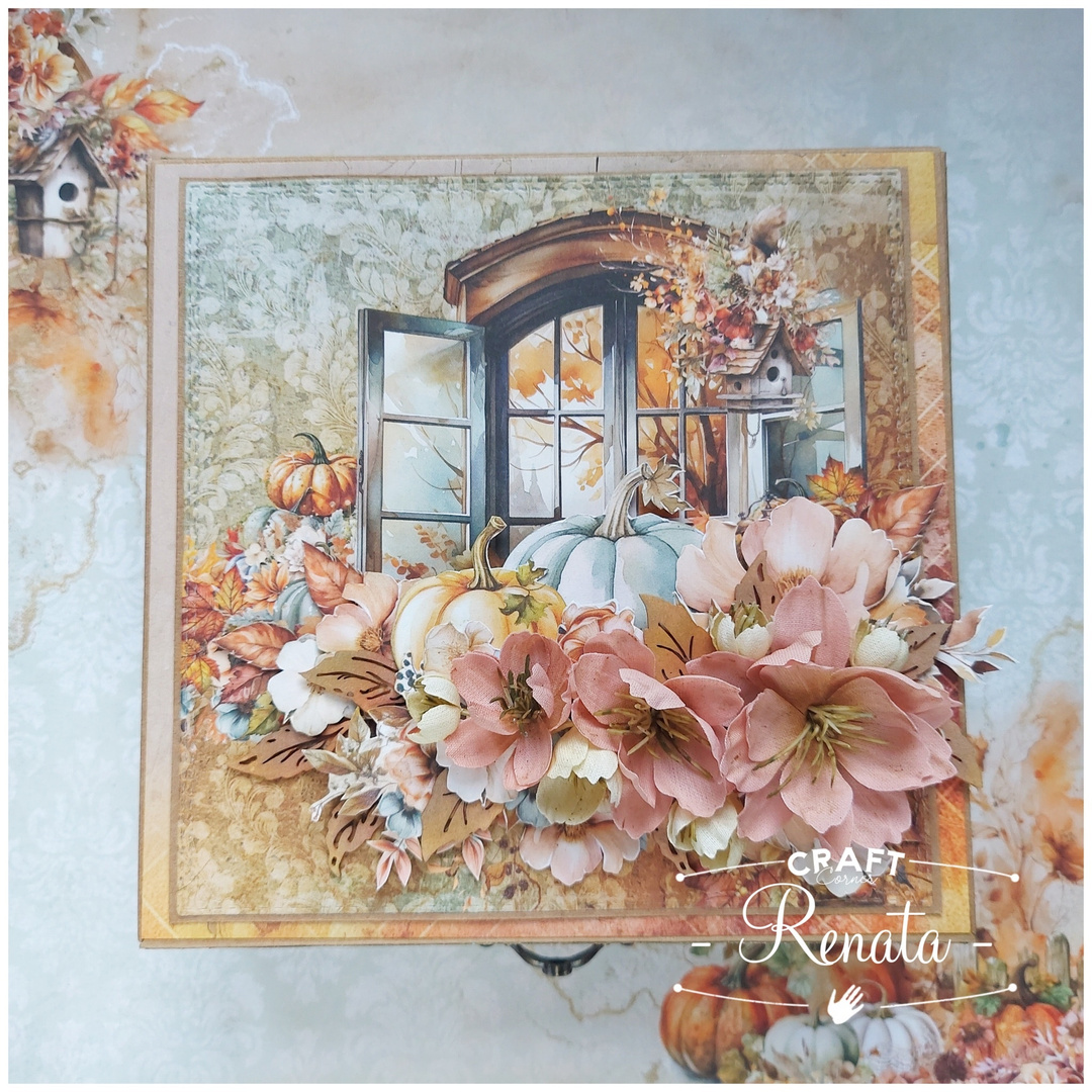 Zestaw papierów W kolorach jesieni 30x30cm