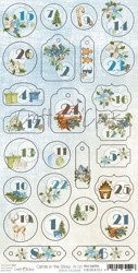 Carols In the Snow die cuts kalendarz adwentowy