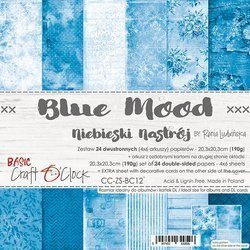 blue mood średni zestaw 20,3cm niebieski nastrój