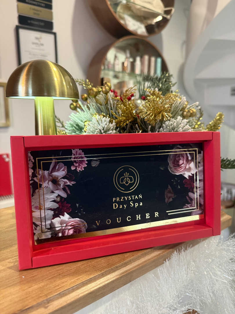 Pudełko szufladkowe na voucher czerwone matowe GoatBox