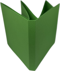 Baza albumowa 14x14cm harmonijka zielona GoatBox