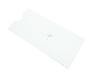 Etui kieszonka na voucher zaproszenie biała DL GoatBox