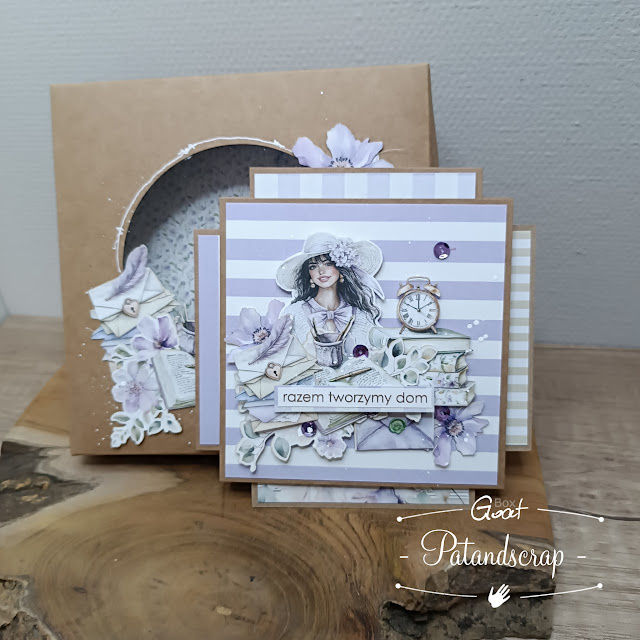 Slider Card baza ruchomej wysuwanej kartki kraft GoatBox