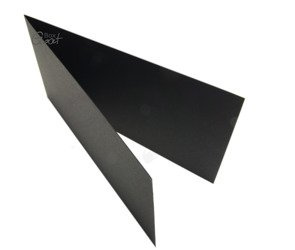 Baza kartki DL pozioma 9,9x21cm czarna matowa GoatBox