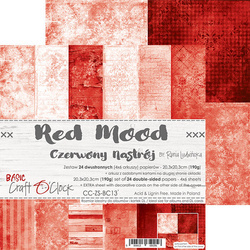 Red mood średni zestaw 20,3cm czerwony nastrój