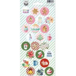 Arkusz naklejek Cosy Winter -  02, 10,5 X 23cm