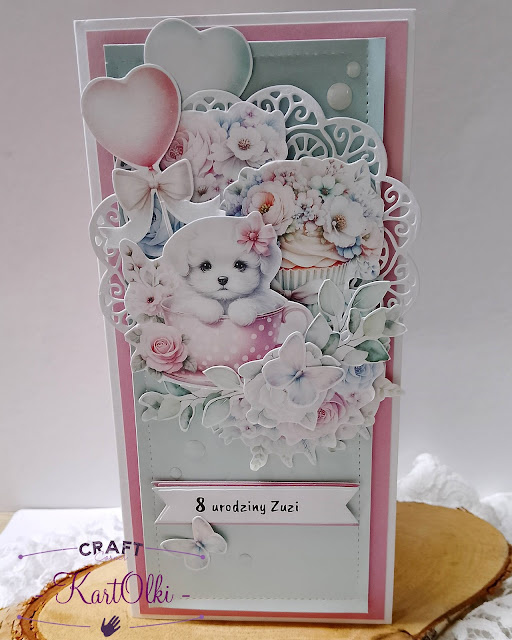 Sweetheart Celebrations - zestaw z elementami do wyciecia 20x20cm