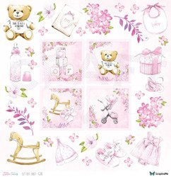 Little Cuties - arkusz dziewczęcy do wycinania