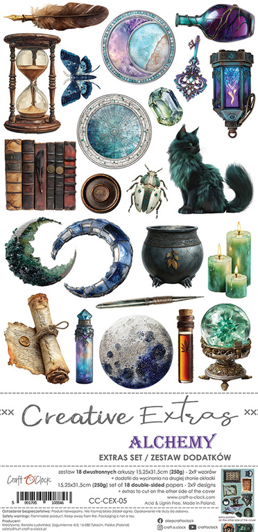 CREATIVE EXTRAS ALCHEMY - 05 zestaw dodatków 15x30cm