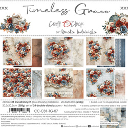 Timeless Grace - zestaw papierów 20x20cm