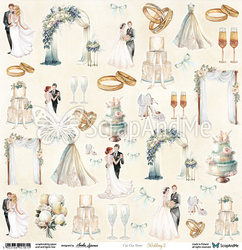 Arkusz do wycinania Wedding 2 Scrap And Me