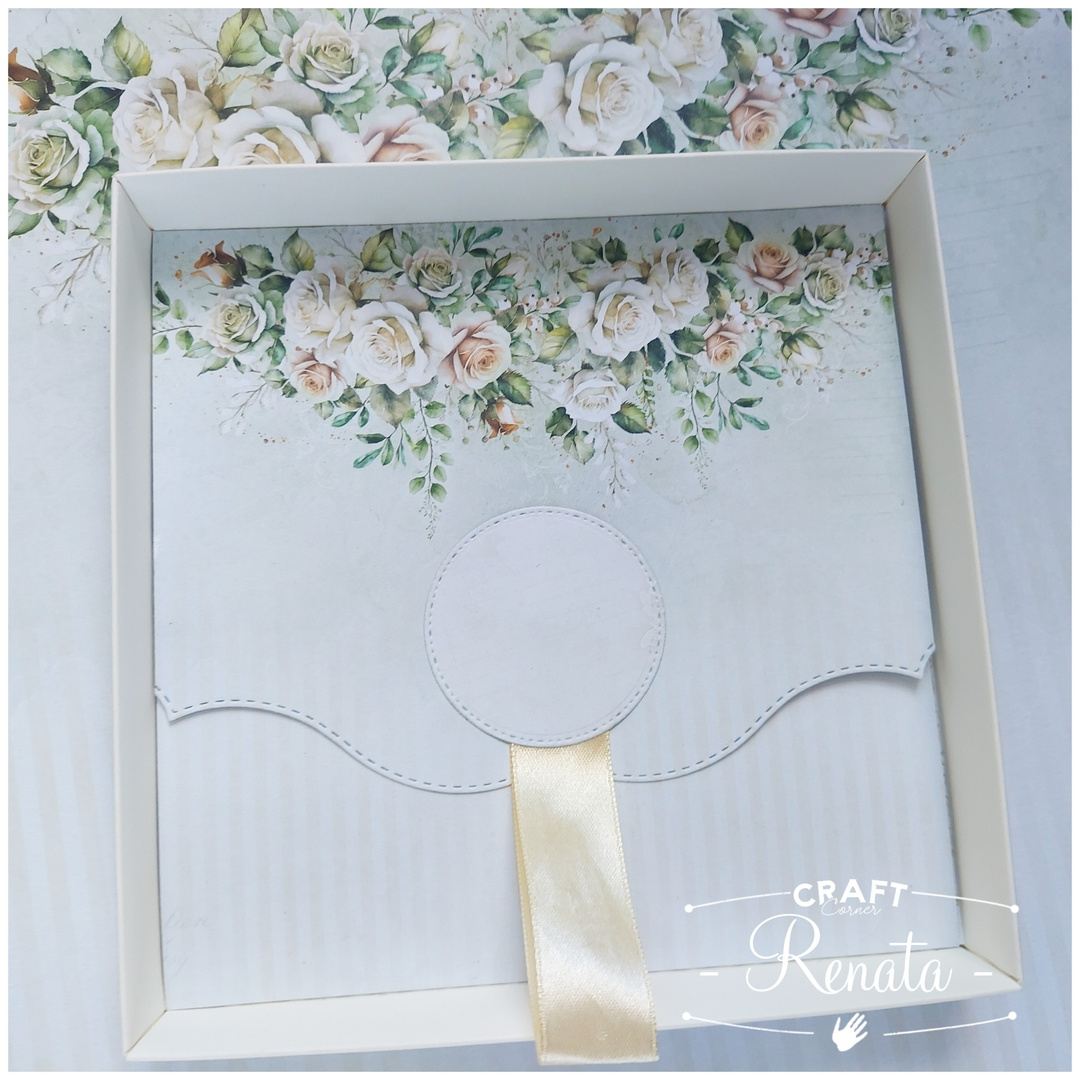 Baza kartki kwadratowa 15cm kremowa ecru GoatBox