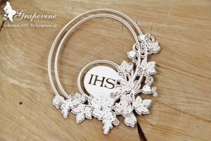 Grapevine -  Dwuwarstwowa owalna ramka