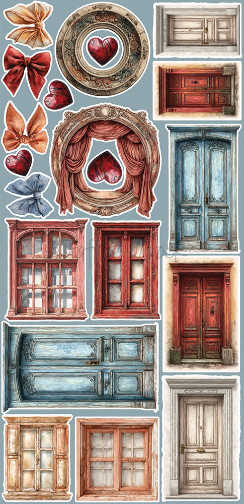 Timeless Grace - zestaw dodatków Mix 15x30cm