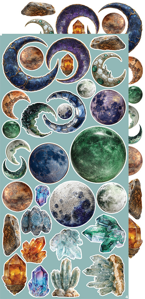 CREATIVE EXTRAS - MIX 03 - SUPERNATURAL WORLD - zestaw dodatków 15x30cm