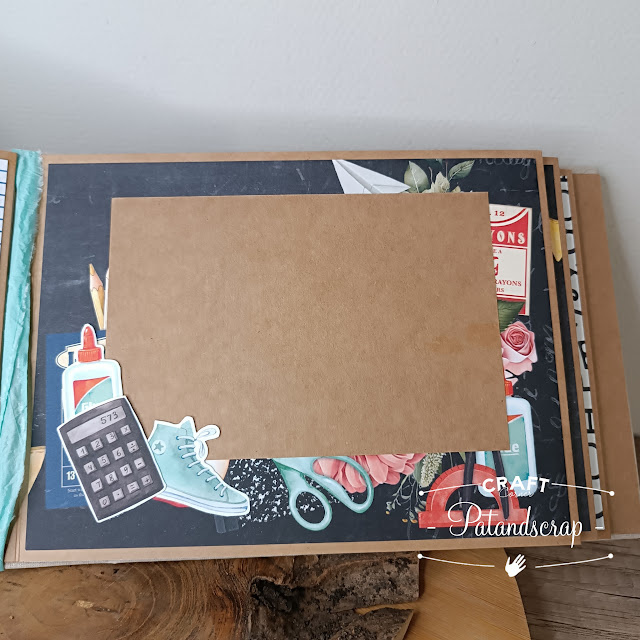 Album duży BAZYL - kraft prostokątny- 6 KART - 180x270mm
