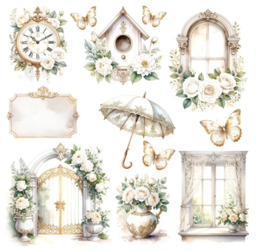 Simple Story 4 - zestaw papierów 20x20cm