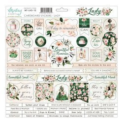 Mintay - Lady  - naklejki tekturowe ANGIELSKI
