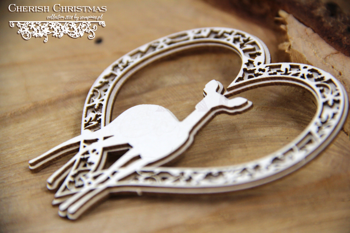 Cherish Christmas - 2 warstwowe serce 02