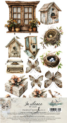 In silence - zestaw dodatków wiosennych 15x30cm