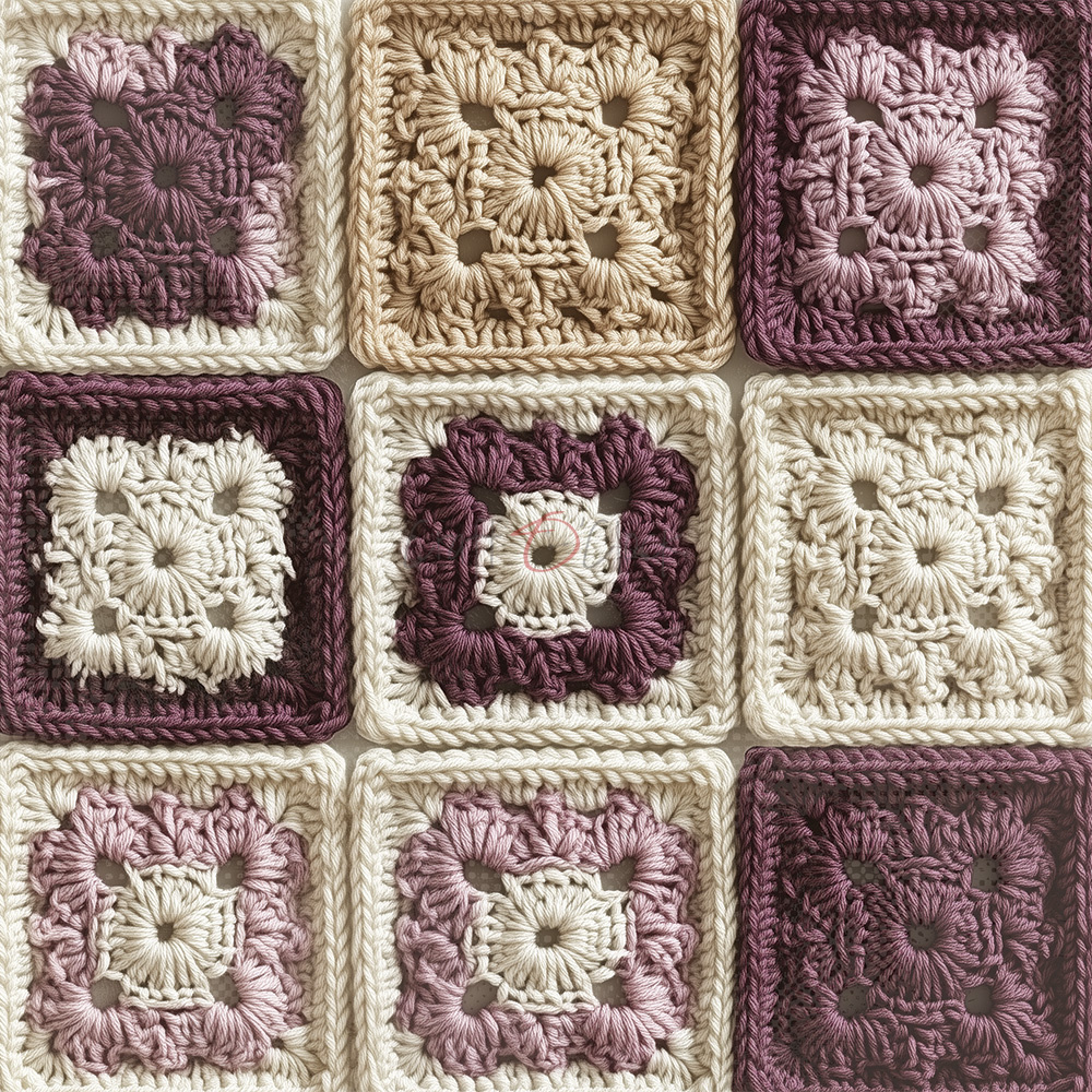 Plum & Caramel - zestaw papierów Mix 20x20cm