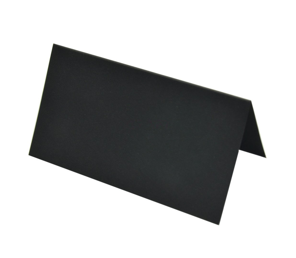 Winietki weselne na stół czarne 10szt 5,5x10cm