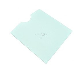 Etui kieszonka na voucher zaproszenie błękitna 14x14cm GoatBox