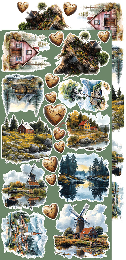 Summer Adventures - zestaw dodatków Mix 15x30cm