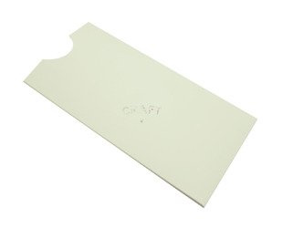 Etui kieszonka na voucher zaproszenie kremowa ecru DL GoatBox