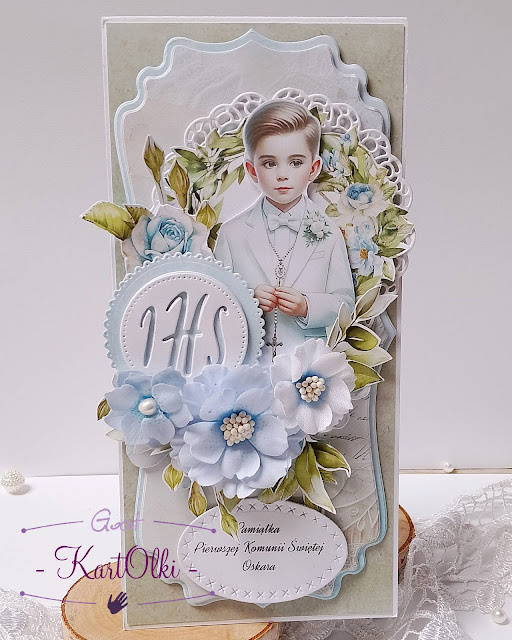 Baza kartki DL pozioma pionowa 9,9x21cm biała matowa GoatBox