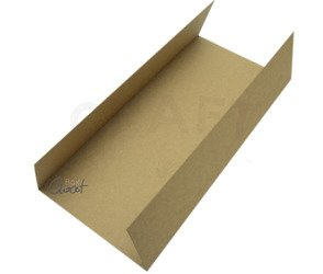 Baza kartki DL okiennica pionowa 9,9x21cm eco kraft GoatBox