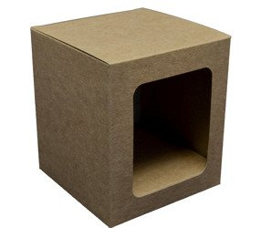 Pudełko na bombkę kubek 10x10x10cm eko kraft GoatBox