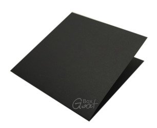 Baza kartki kwadratowa 15cm czarna GoatBox