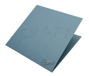 Baza kartki kwadratowa 15cm niebieska GoatBox