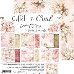 Girl&Curl- zestaw papierów 20x20