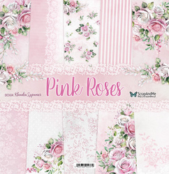 Pink Roses zestaw papierów 30x30cm