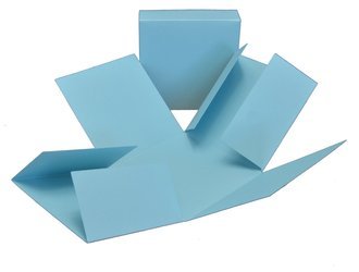 Pudełko Exploding Box  okiennica błękitne baza GoatBox