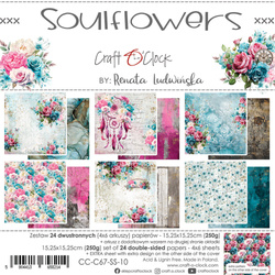 Soulflowers - zestaw papierów 15,25x15,25