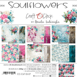 Soulflowers- zestaw papierów 20x20