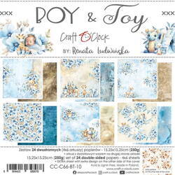 Toy&Boy- zestaw papierów 15,25x15,25