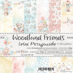Woodland Friends- mały bloczek - 24 arkusze
