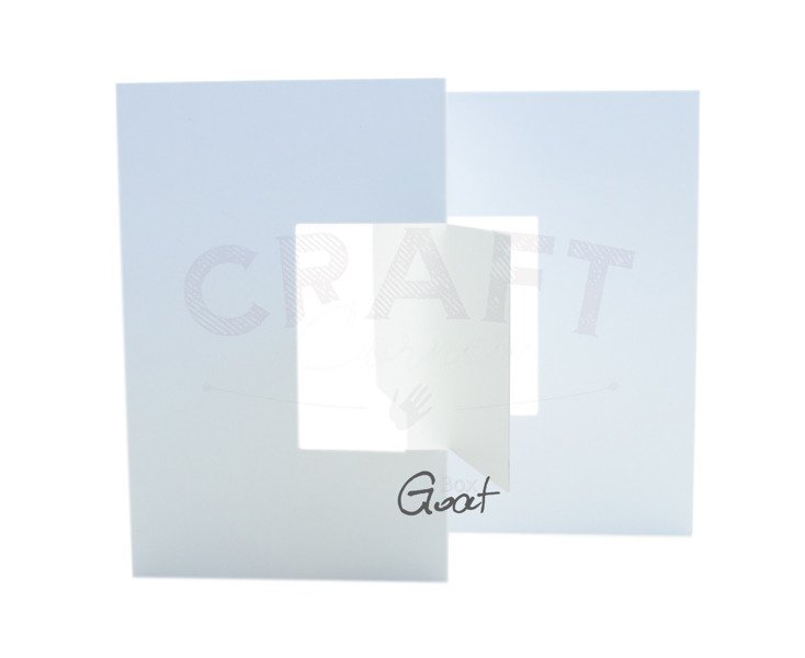 Baza kartki kwadratowa 13,5cm swing biała matowa GoatBox