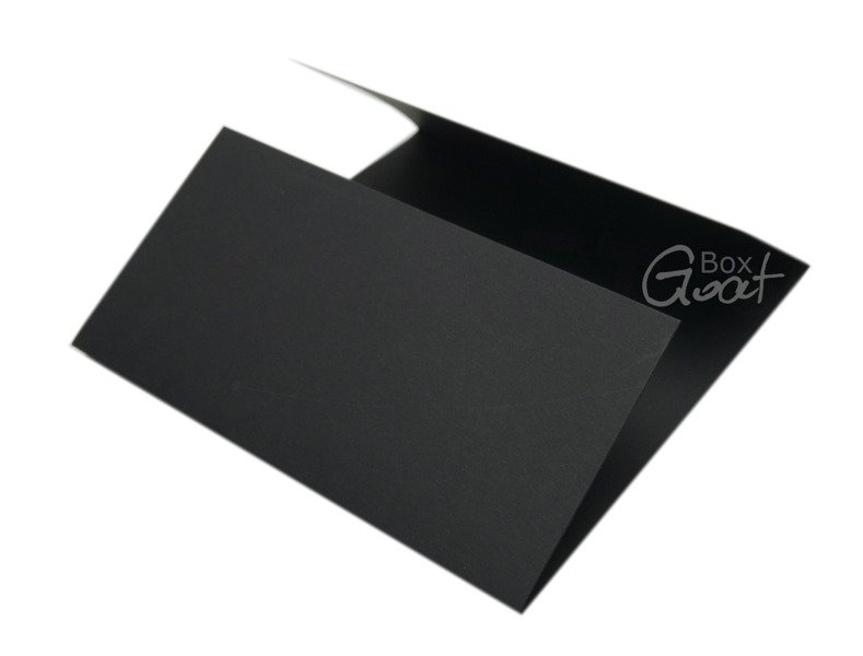 Baza kartki kwadratowa okiennica 13,5cm czarna GoatBox