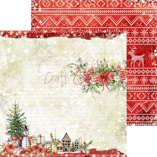 Christmas Time -Świąteczny Czas-mały bloczek 15,25x15,25 cm - 24 arkusze