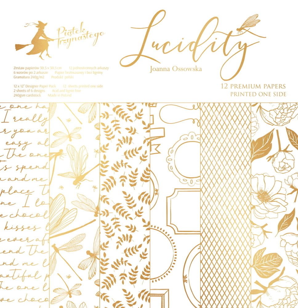 Lucidity zestaw papierów premium 30x30 P13