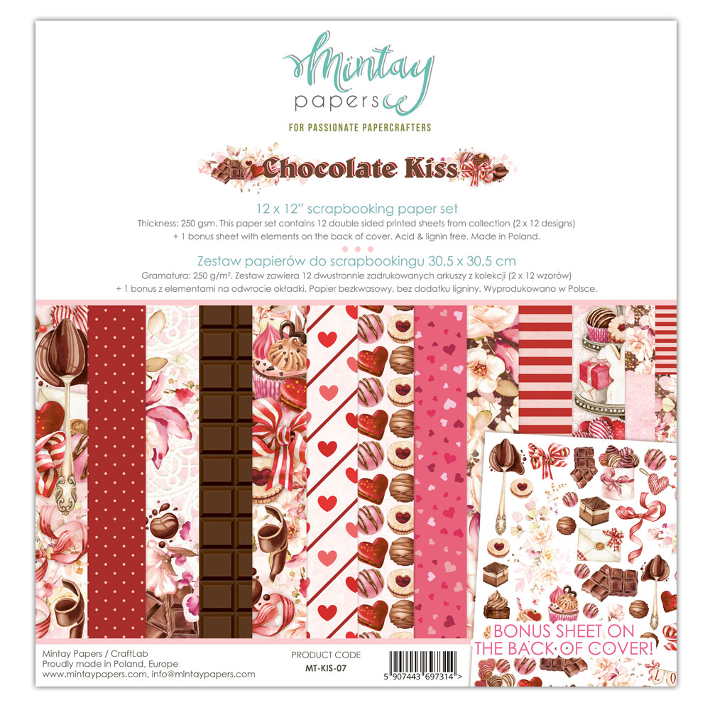 Mintay - Chocolate Kiss - duży bloczek +bonus 